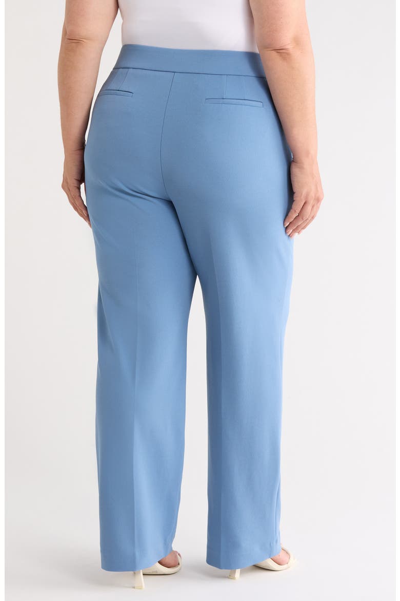 Pull On Straight Leg Trousers, Alternate, color, DUTCH BLUE