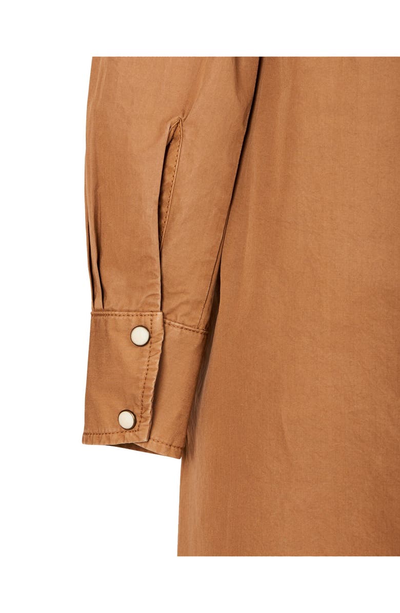 Fortela Vivian Cotton Chemisier Dress, Alternate, color, Camel