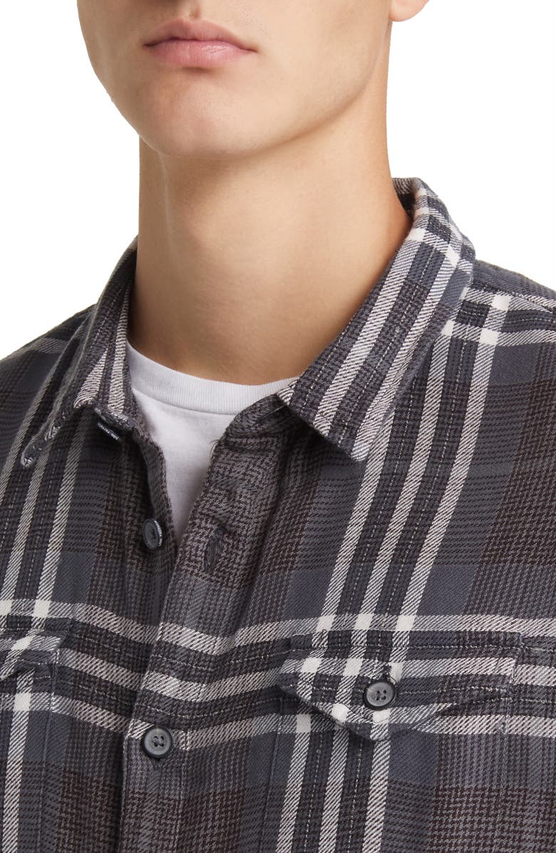 John Varvatos Dale Plaid Button-Up Shirt, Alternate, color,