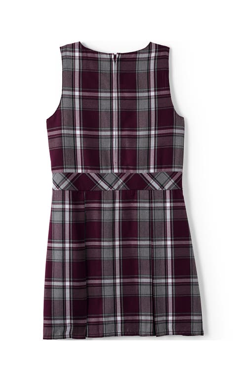 Lands' End Girls Uniform Plaid Jumper In Multi