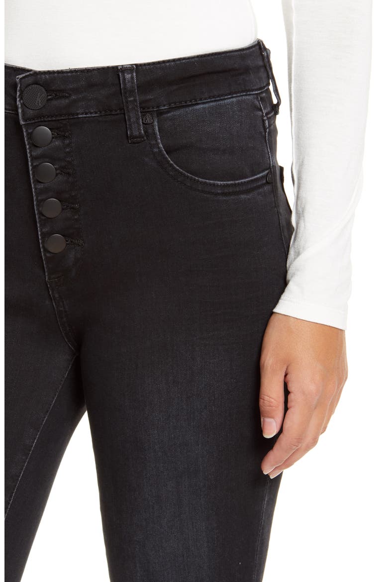 Donna High Waist Button Fly Jeans, Alternate, color, CONTINUALLY