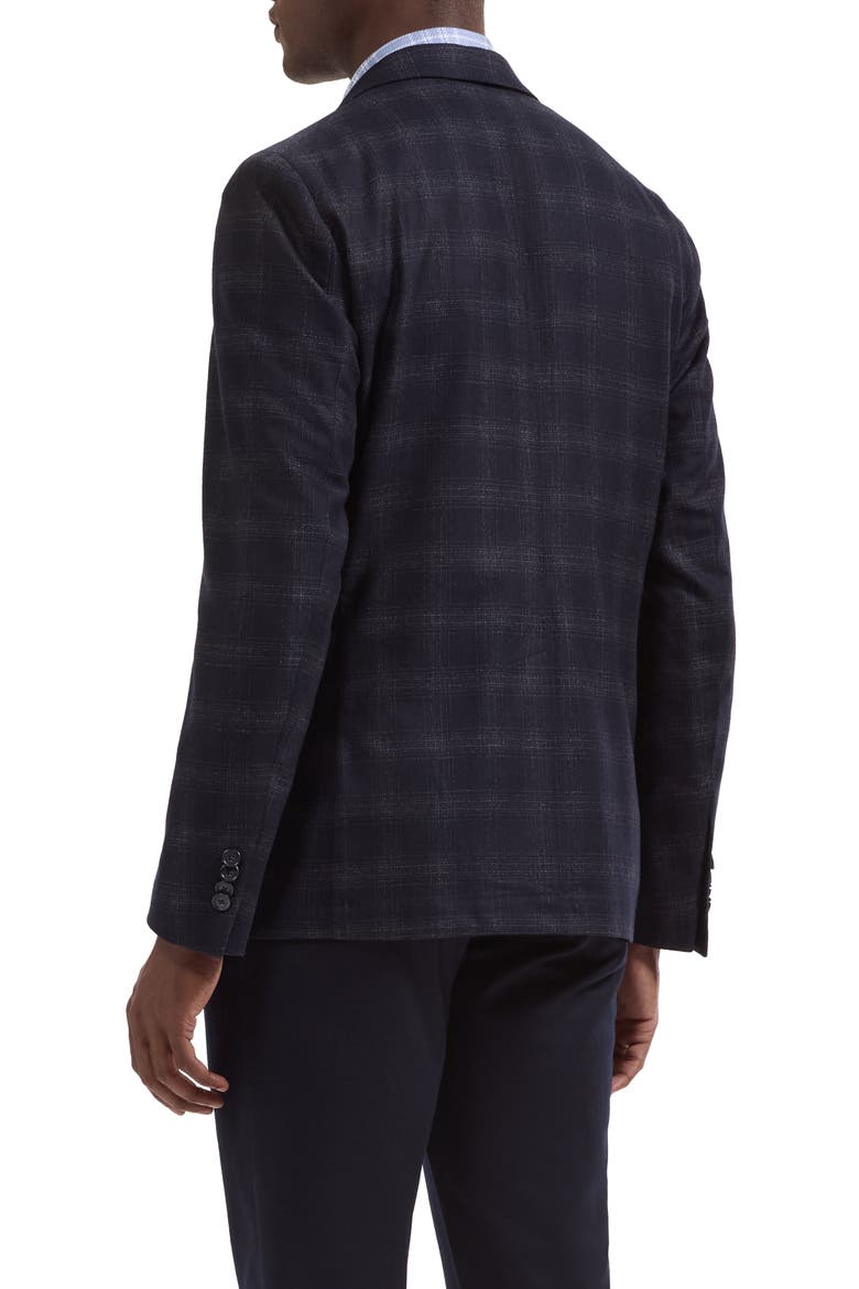 Two-Button Wool Blend Blazer, Alternate, color, NAVY