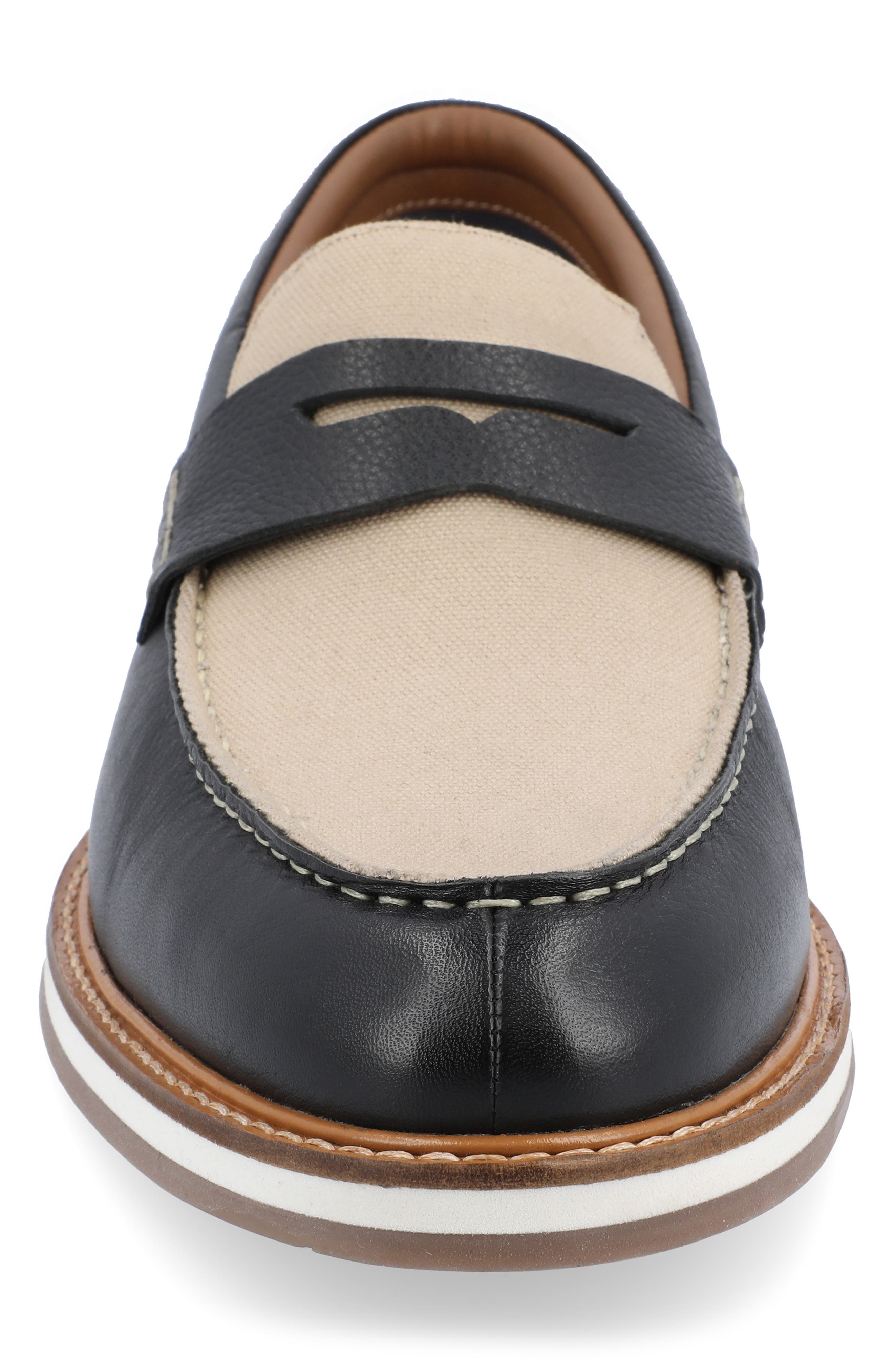 Thomas & Vine Kaufman Moc Toe Penny Loafer, Alternate, color, 