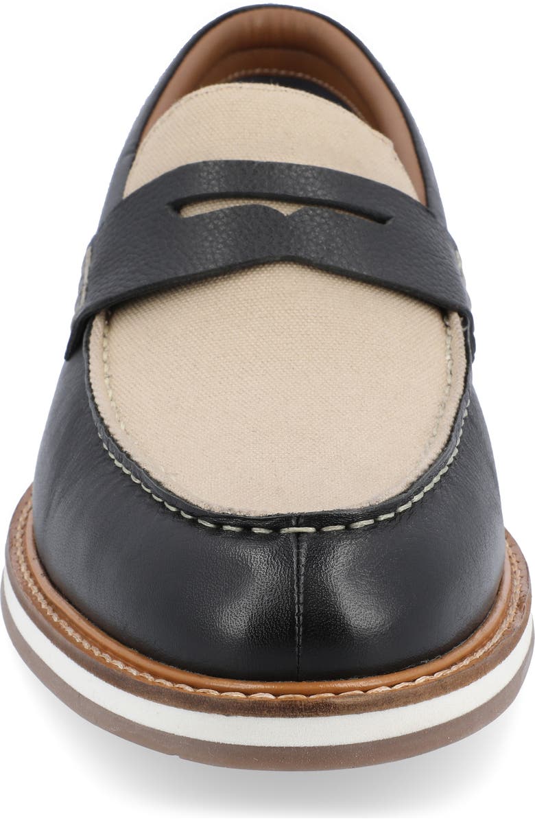 Thomas & Vine Kaufman Moc Toe Penny Loafer, Alternate, color,