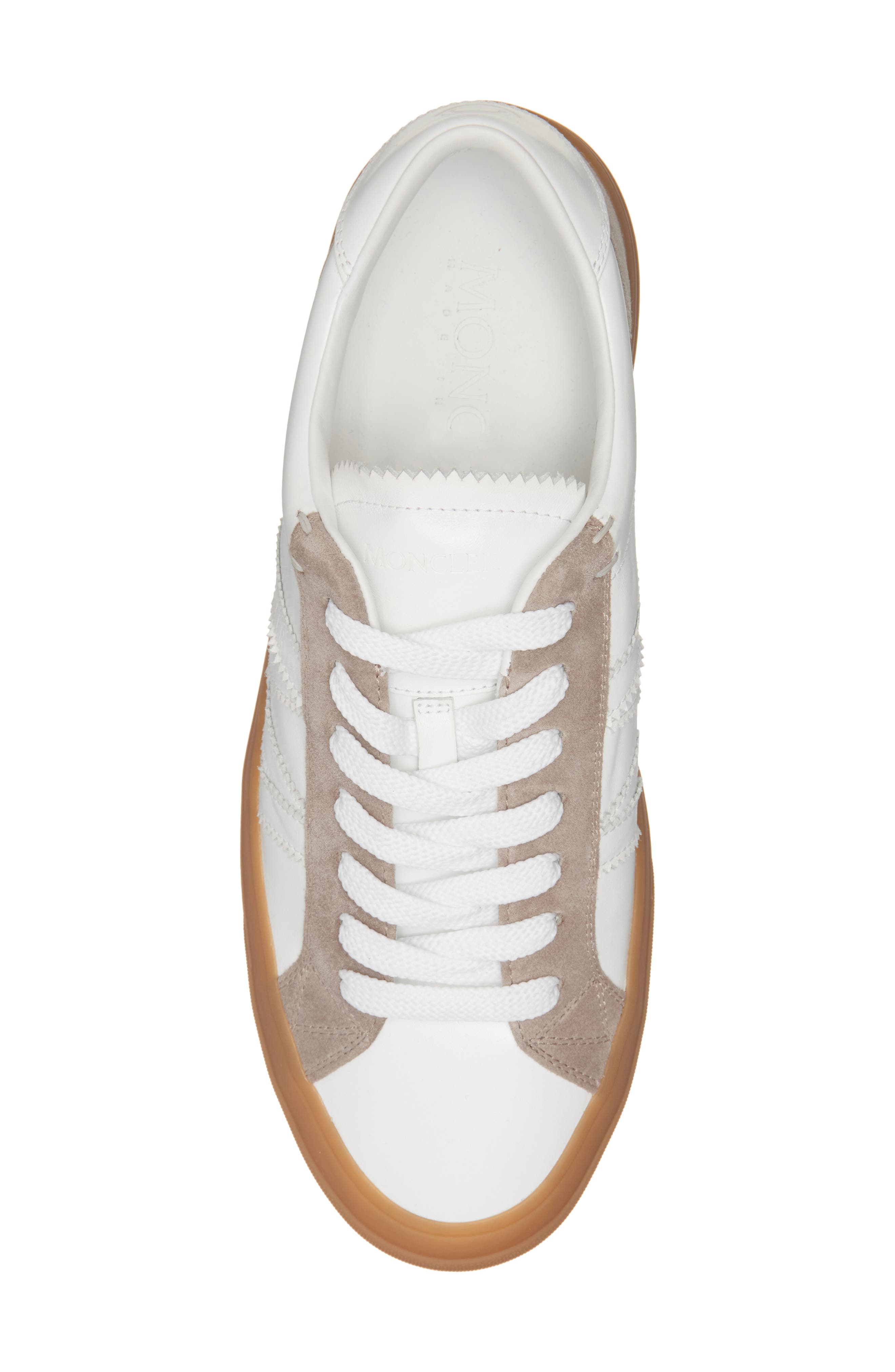Moncler Monaco Sneaker, Alternate, color, Brilliant White