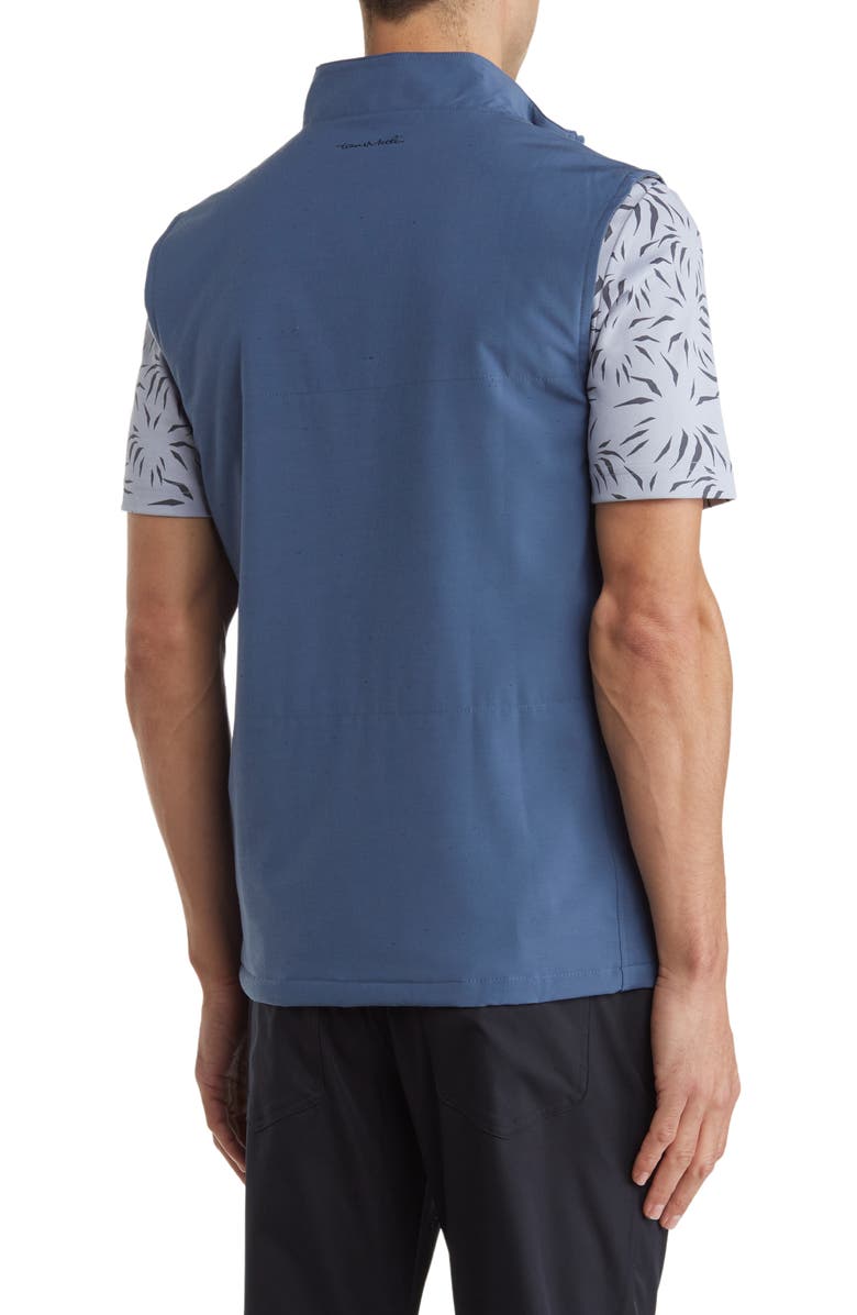 TravisMathew Heater Stretch Vest, Alternate, color, Vintage Indigo