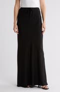 WAYF Drawstring Maxi Skirt