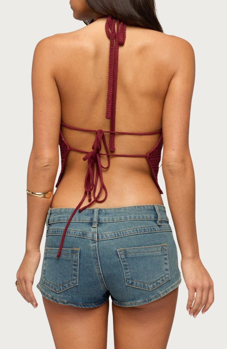 EDIKTED Backless Coastal Charm Neck Top, Alternate, color, 