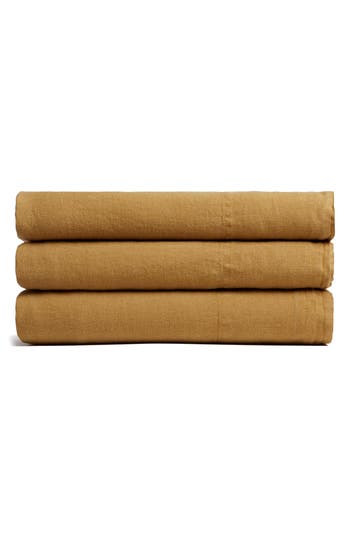 Parachute Linen Fitted Sheet In Brown