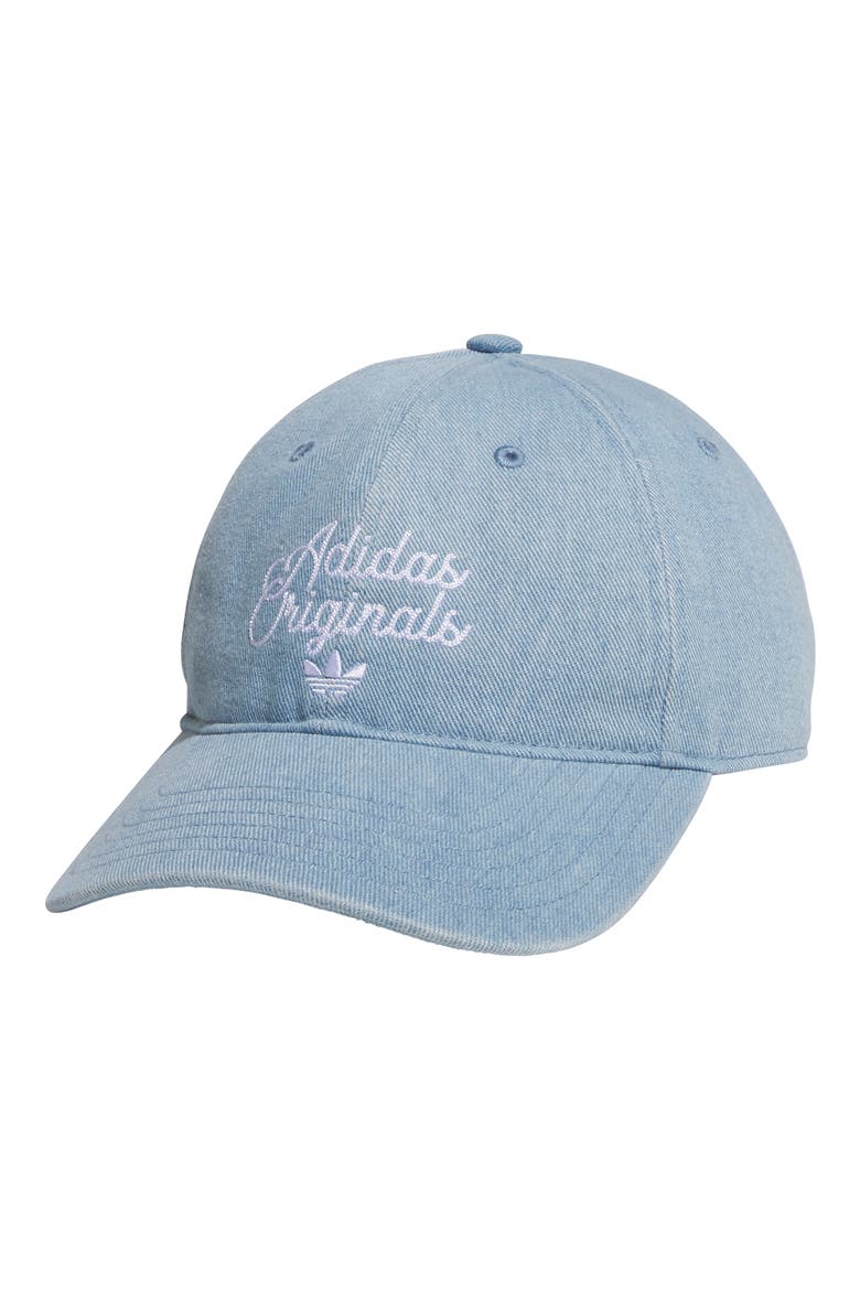 Heritage Denim Baseball Cap, Main, color, DENIM BLUE HEATHER/ WHITE