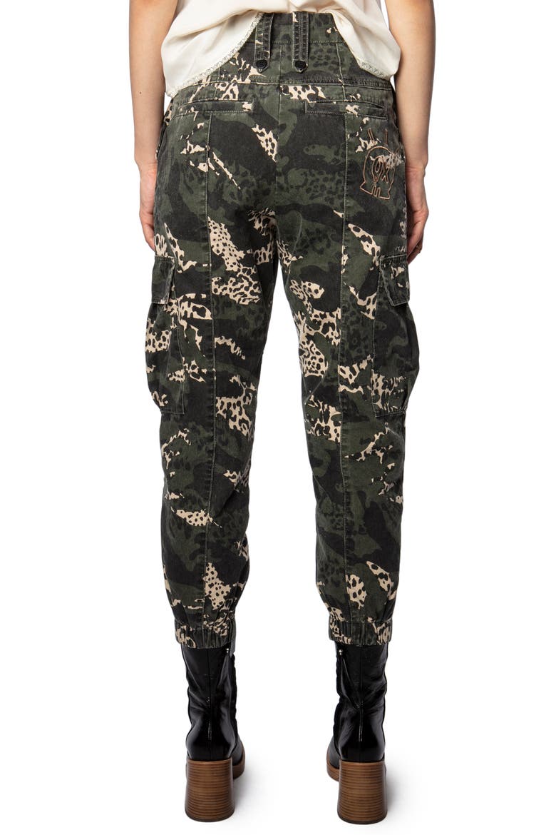 Pilote Camo Leo Pants, Alternate, color, KAKI