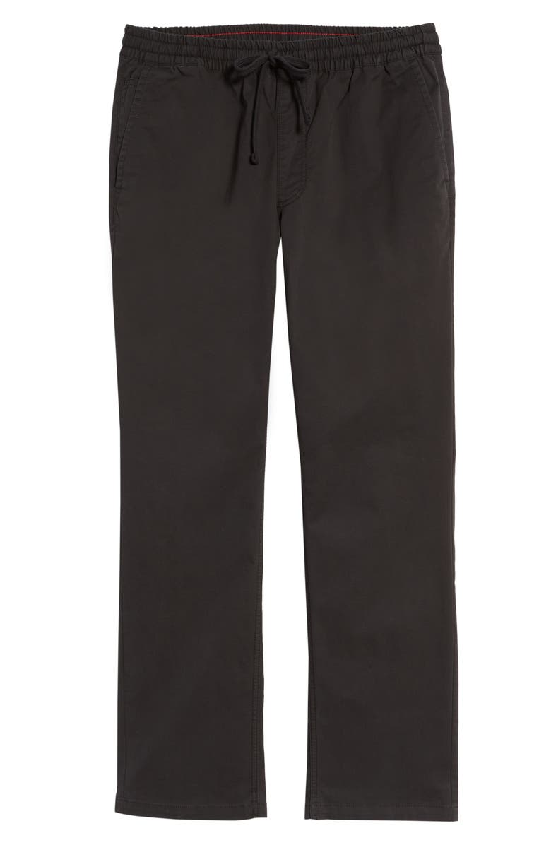 Vans Range Relaxed Elastic Waist Pants, Alternate, color, Black