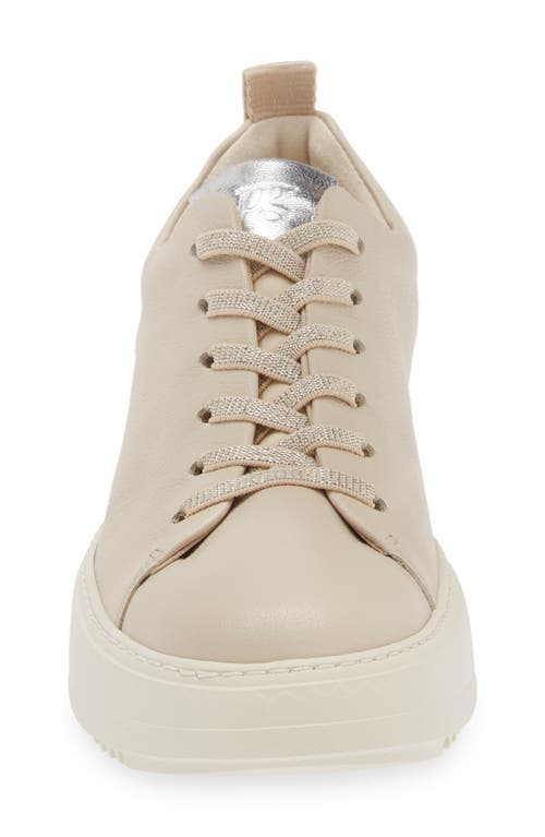 Paul Green Upbeat Sneaker In Biscuit Alu Combo