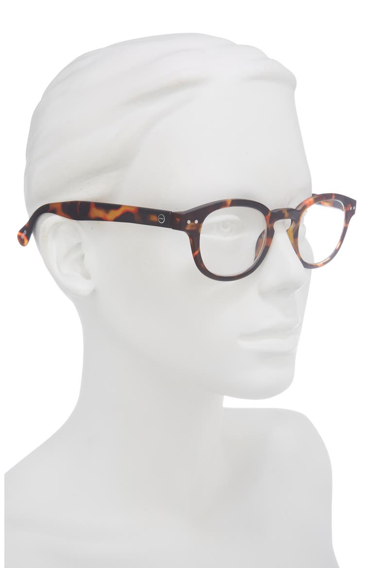 47mm Rectangular Reading Glasses, Alternate, color, TORTOISE