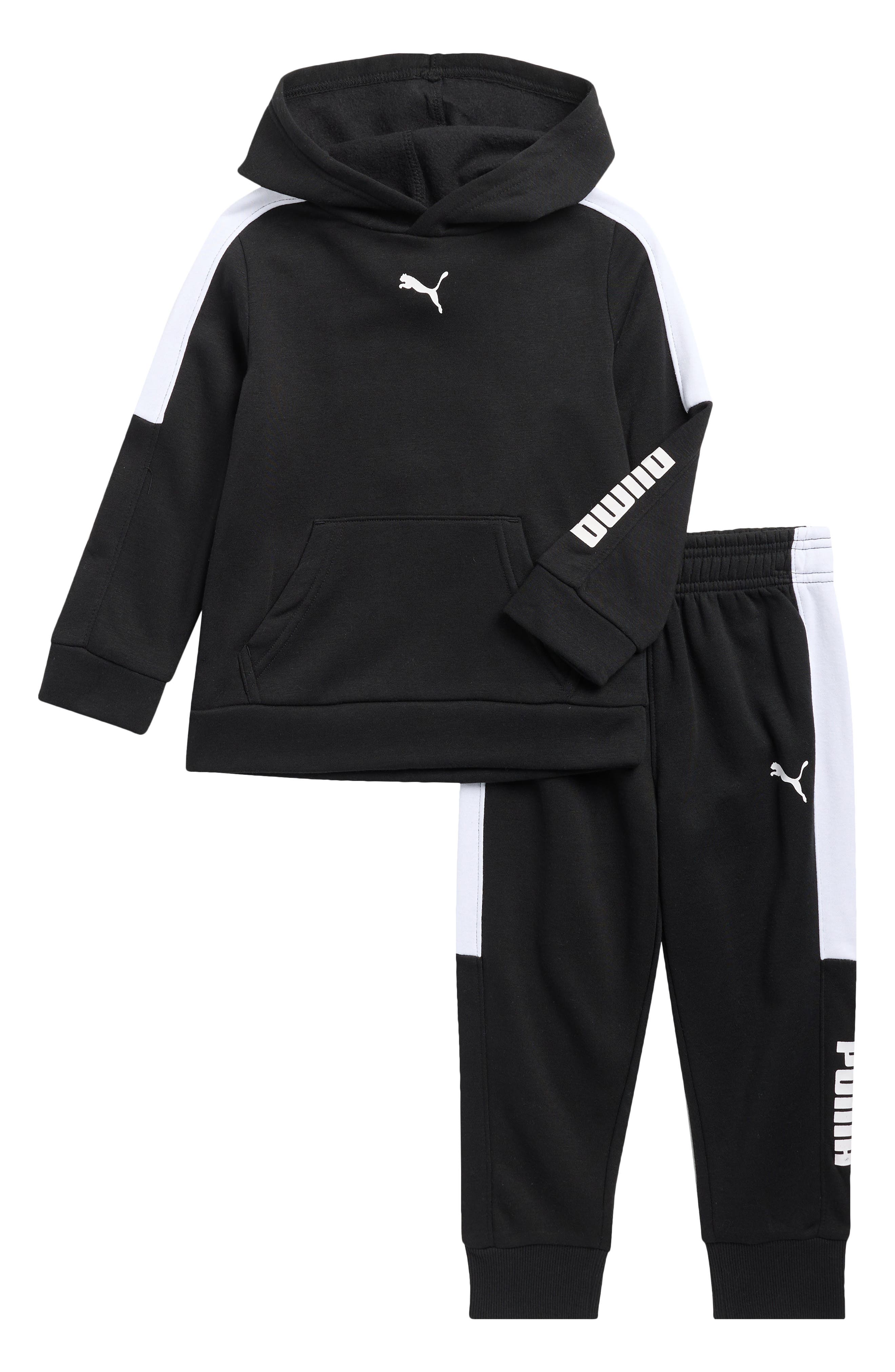 PUMA Kids&#39; Fleece Hooded Pullover &amp; Joggers