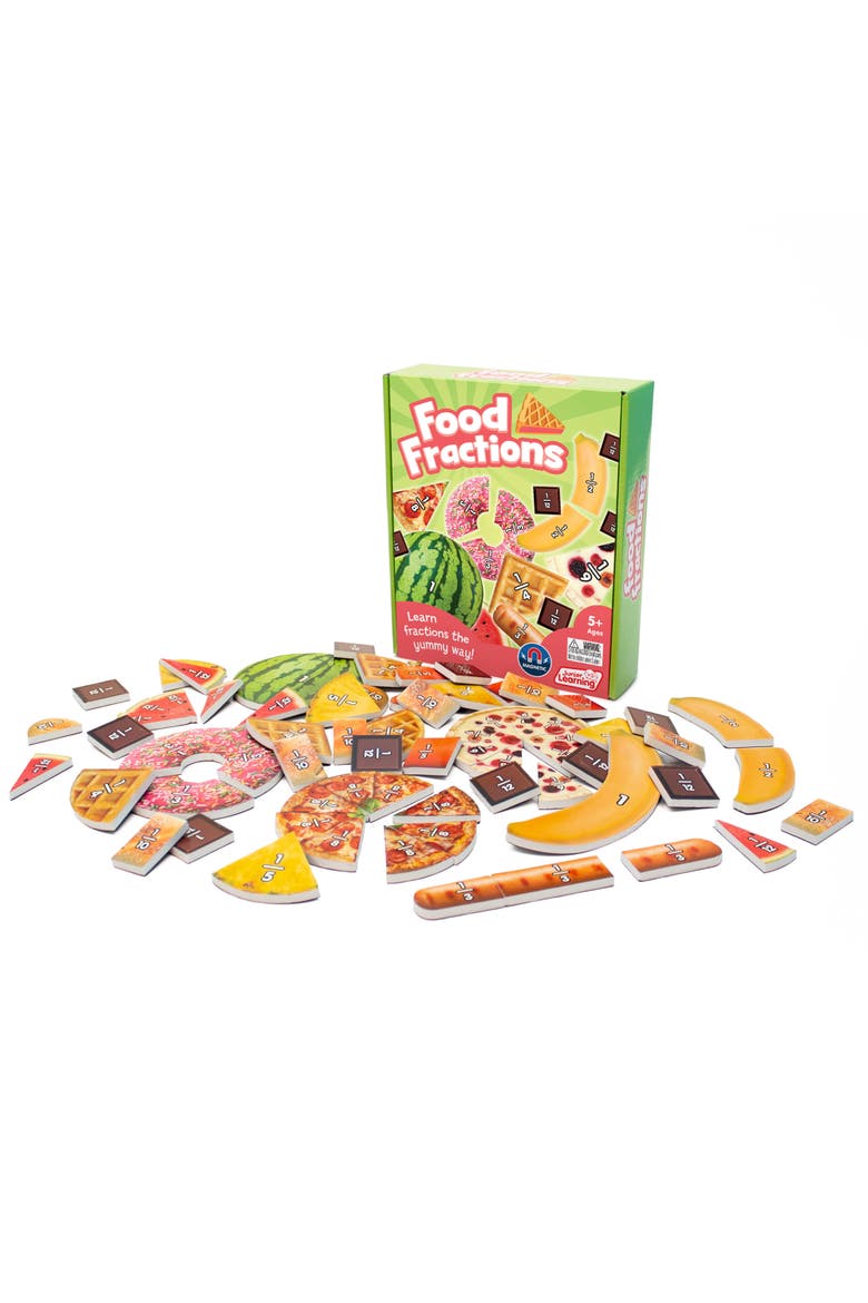 Food Fractions Learn Fractions The Yummy Way, Main, color, Multicolored