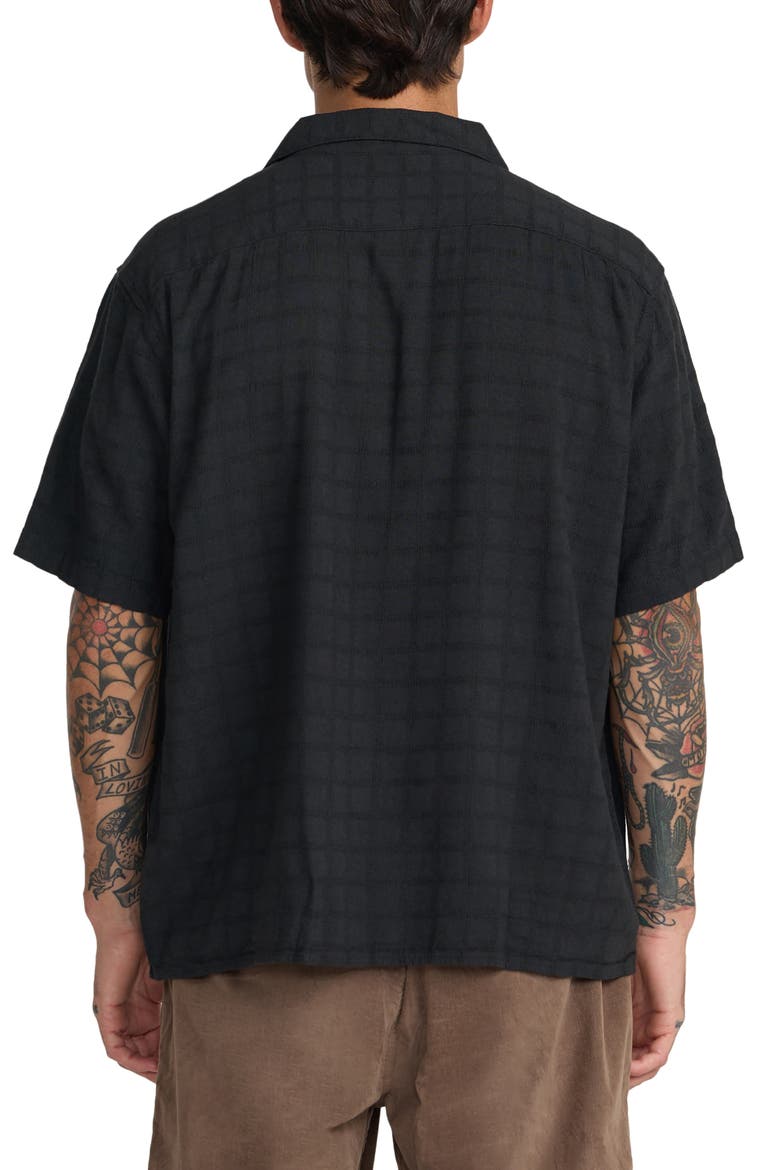 Vacancy Camp Shirt, Alternate, color, PIRATE BLACK