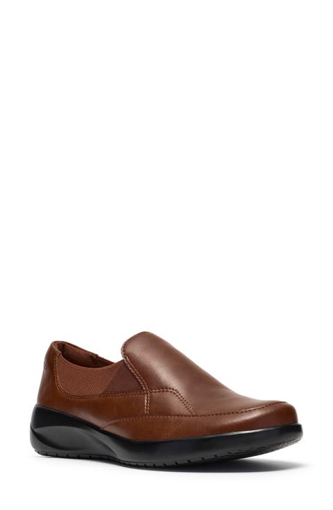 Kaetlyn Mae Leather Slip-On Flat