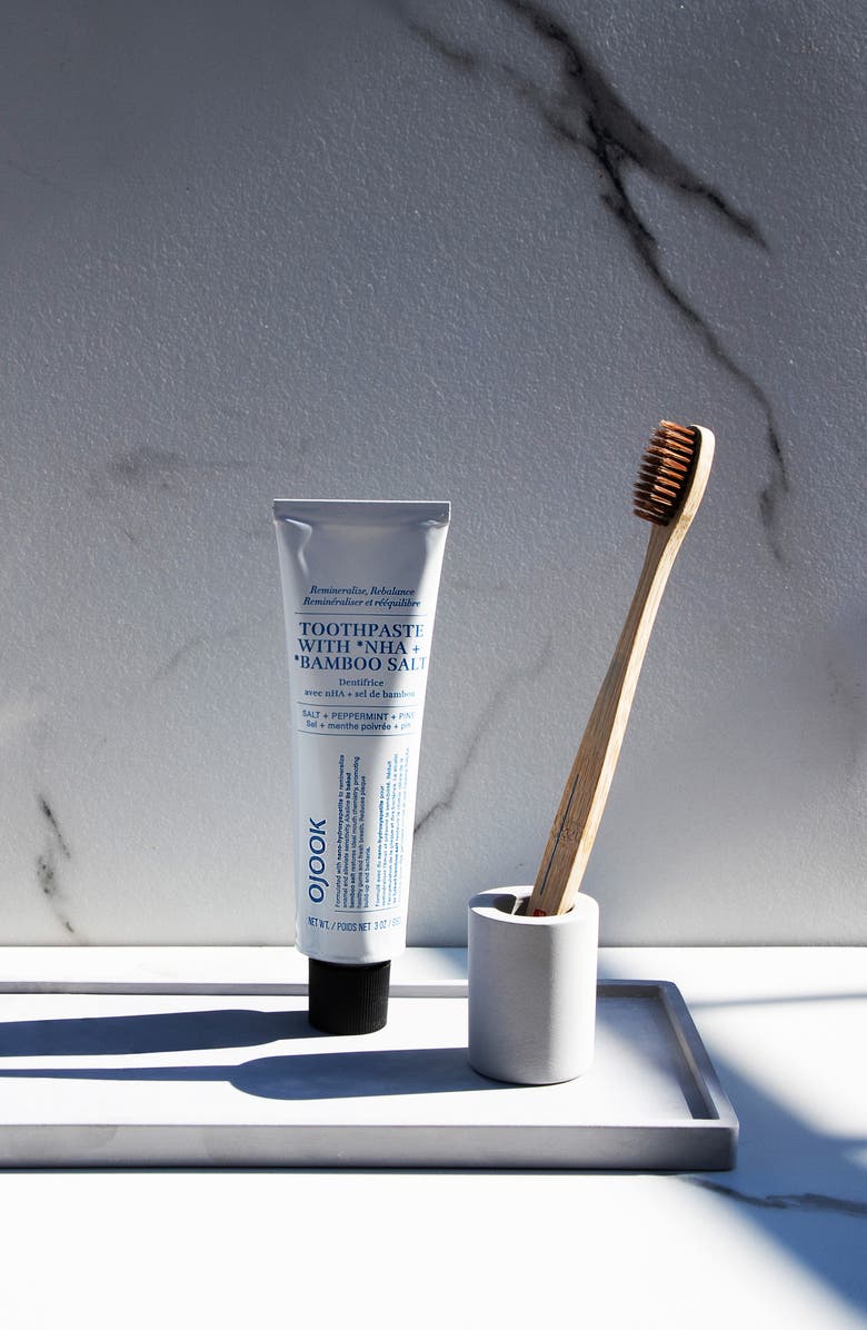 OJOOK Intention Toothbrush, Toothpaste & Tray Set, Alternate, color, Grey