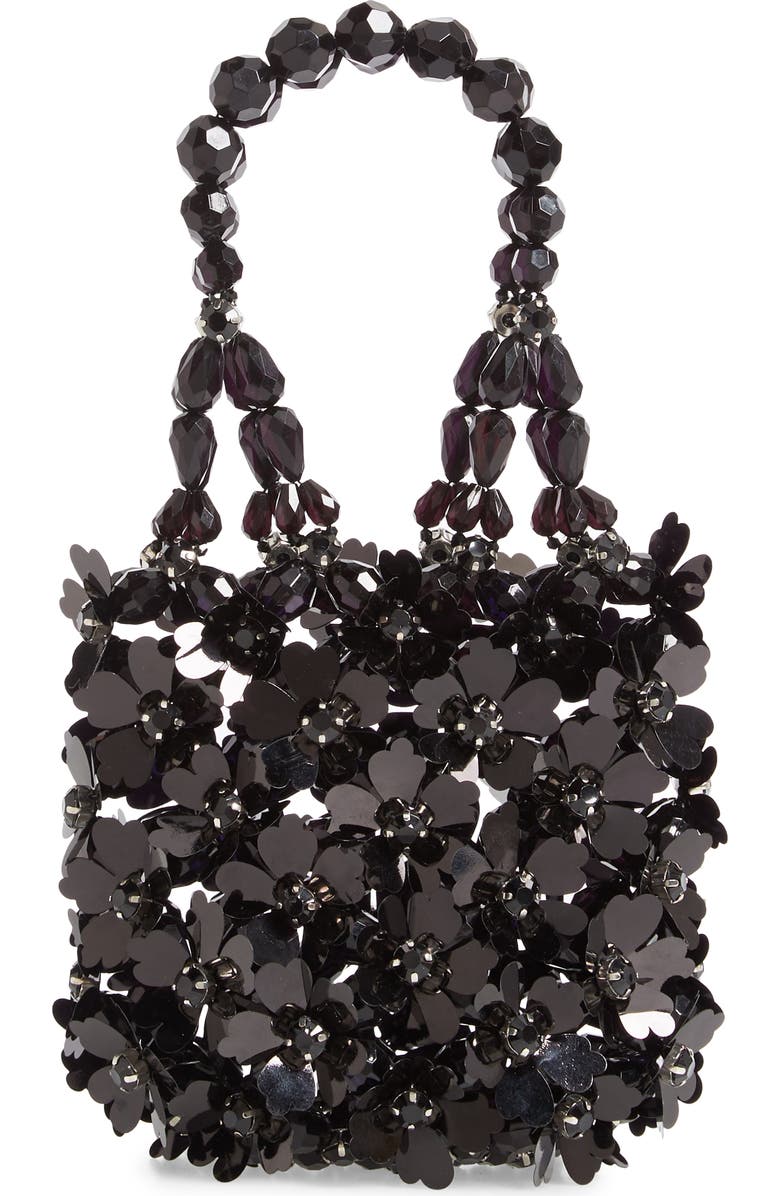 Simone Rocha Beaded Top Handle Bag, Alternate, color,