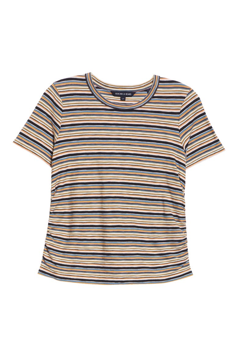 Bouvet Stripe Cotton T-Shirt, Alternate, color, VARIEGATED MULTI STRIPE
