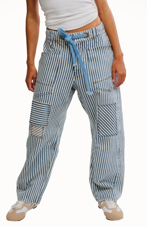 FREE PEOPLE FREE PEOPLE MOXIE RAILROAD STRIPE PANTS