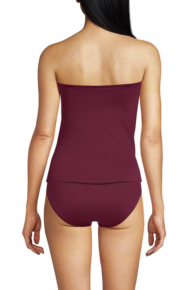Lands' End Bandeau Tankini Top, Alternate, color, 
