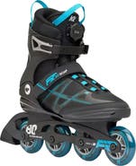 K2 F.I.T. 80 BOA Black/Blue Mens Inline Skates