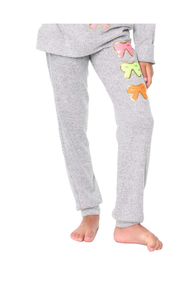 Hacci sweatpants, Main, color, Heather Gray