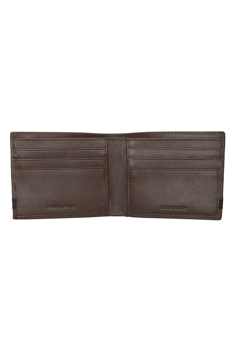 Veronique Slimfold Bifold Wallet, Alternate, color, BROWN/ BLACK