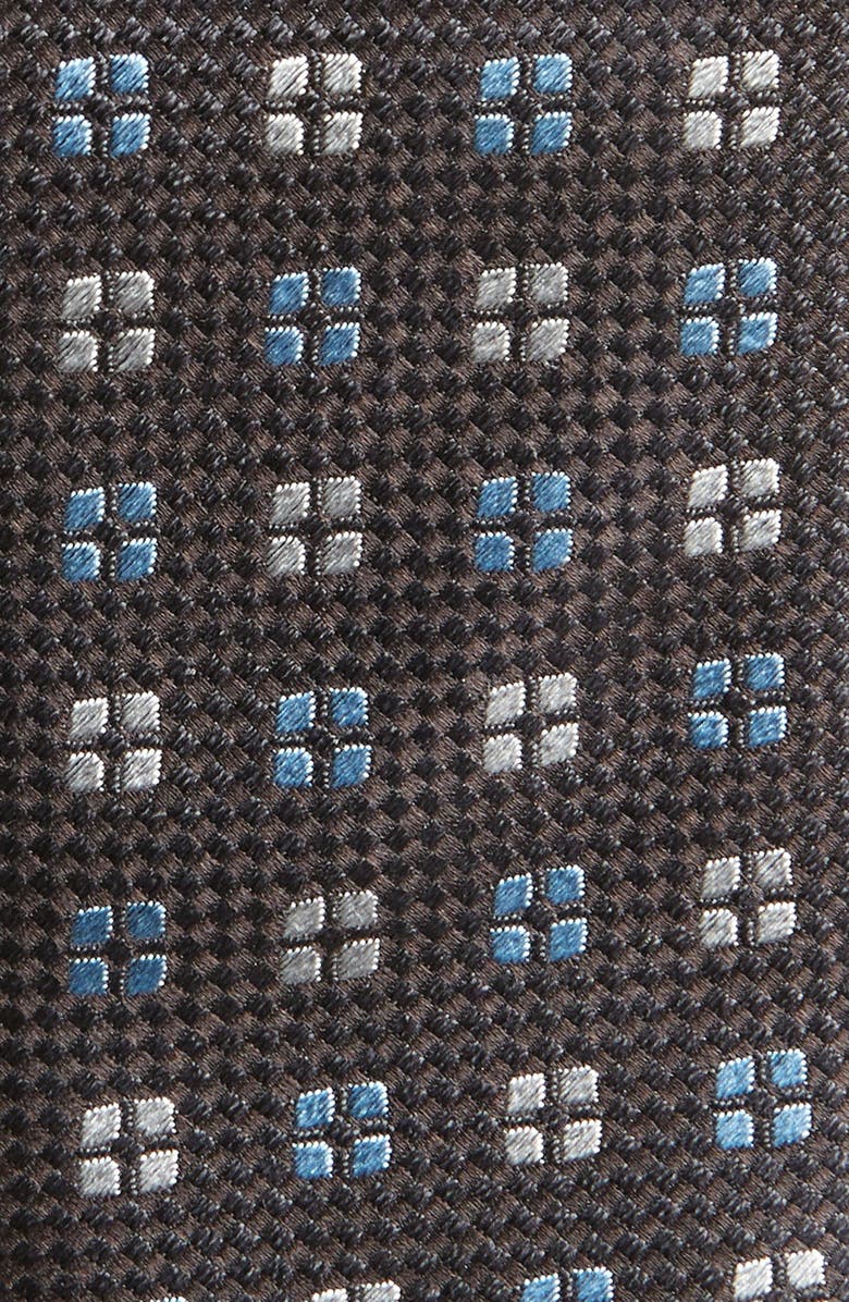 BOSS Geometric Silk Tie, Alternate, color,