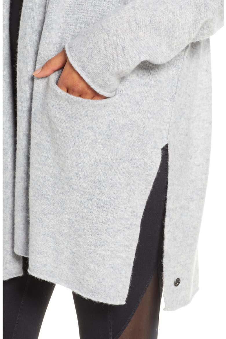 Elevate Wool & Cashmere Wrap, Alternate, color, GREY MEDIUM CHARCOAL HEATHER