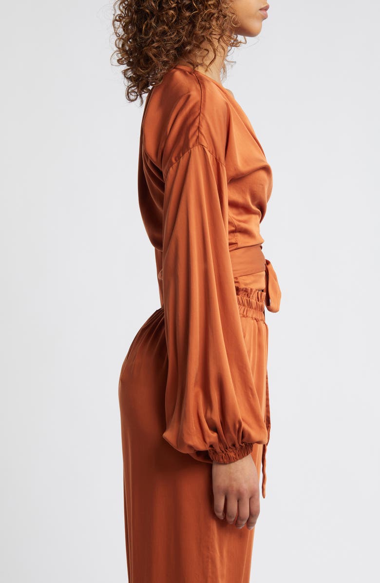 DIARRABLU Aida Wrap Blouse, Alternate, color, 