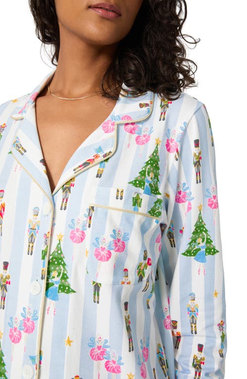 Bedhead Pajamas Print Stretch Organic Cotton Pajamas In White