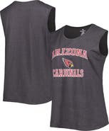 FANATICS Women's Fanatics Branded Heather Charcoal Arizona Cardinals Plus Size Tank Top