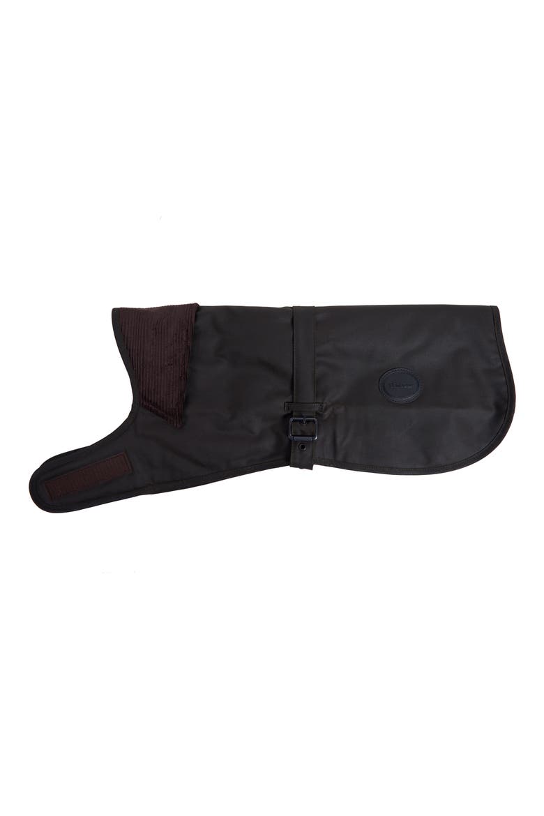 Matt Waxed Cotton Dog Coat, Main, color, OLIVE
