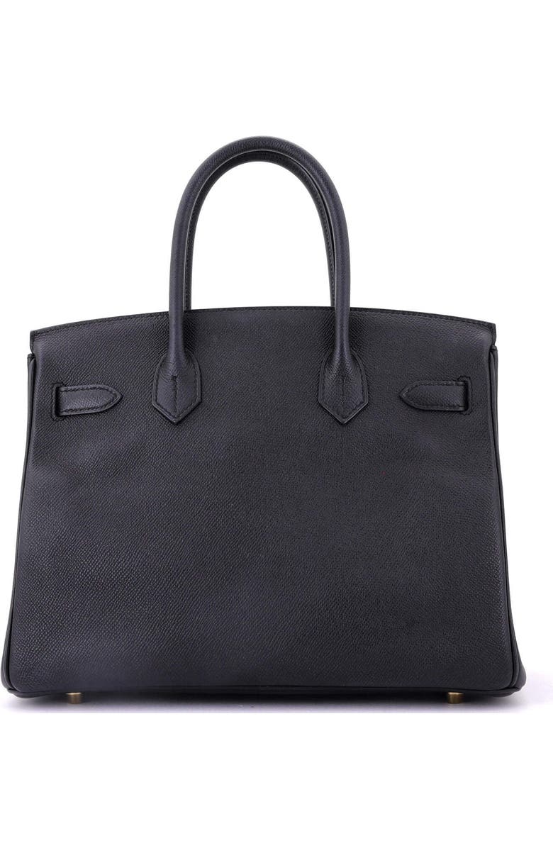 Pre-Owned Hermes Birkin Handbag Black Epsom with Gold Hardware 30, Alternate, color, Noir
