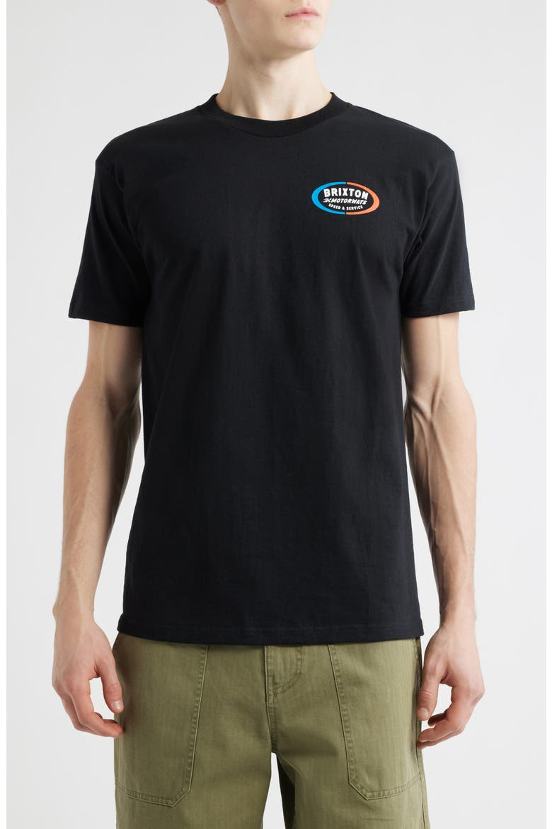 Rhett Cotton Graphic T-Shirt, Main, color, BLACK