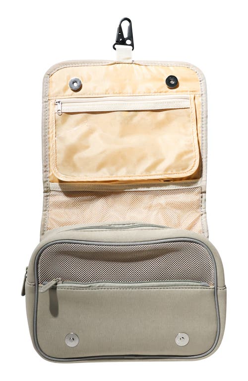 Pop Ups Brand Neoprene Water Resistant Hanging Toiletry Case In Gray