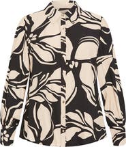 City Chic Rosabella Floral Button-Up Shirt