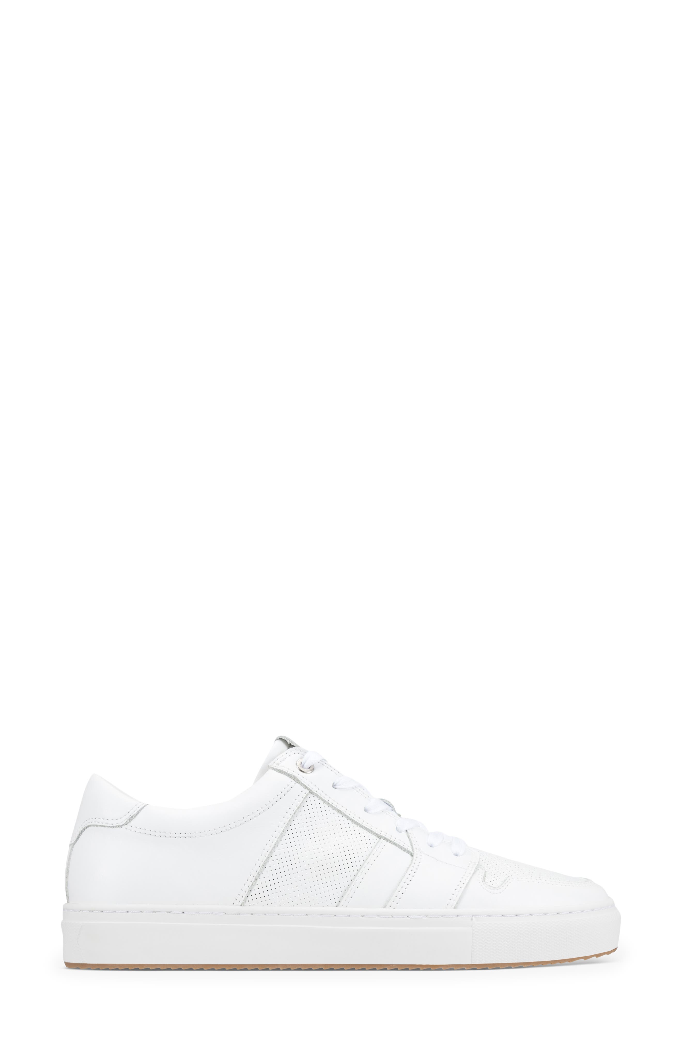 GREATS Court Sneaker, Alternate, color, White Leather