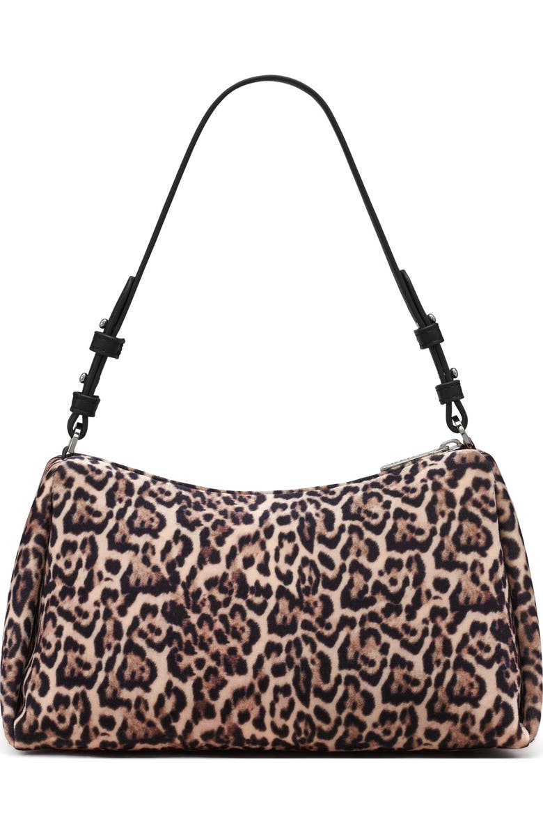 DKNY Remy Leopard Top-Zip Shoulder Bag, Alternate, color,