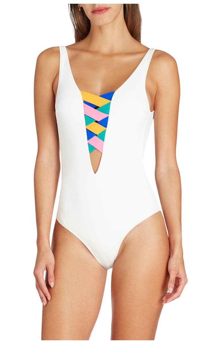VALIMARE St Martin Bandage One-Piece Swimsuit, Main, color,