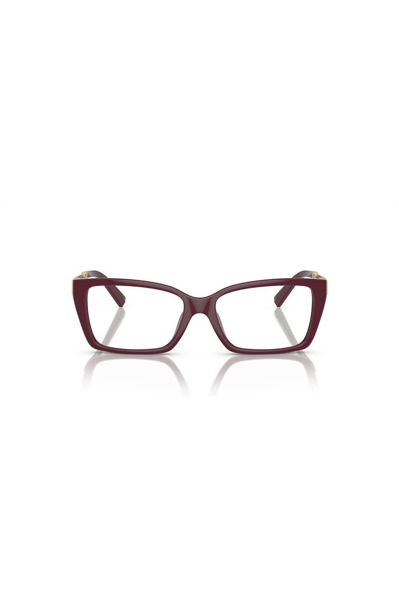 52mm Rectangle optical glasses, Alternate, color, Red