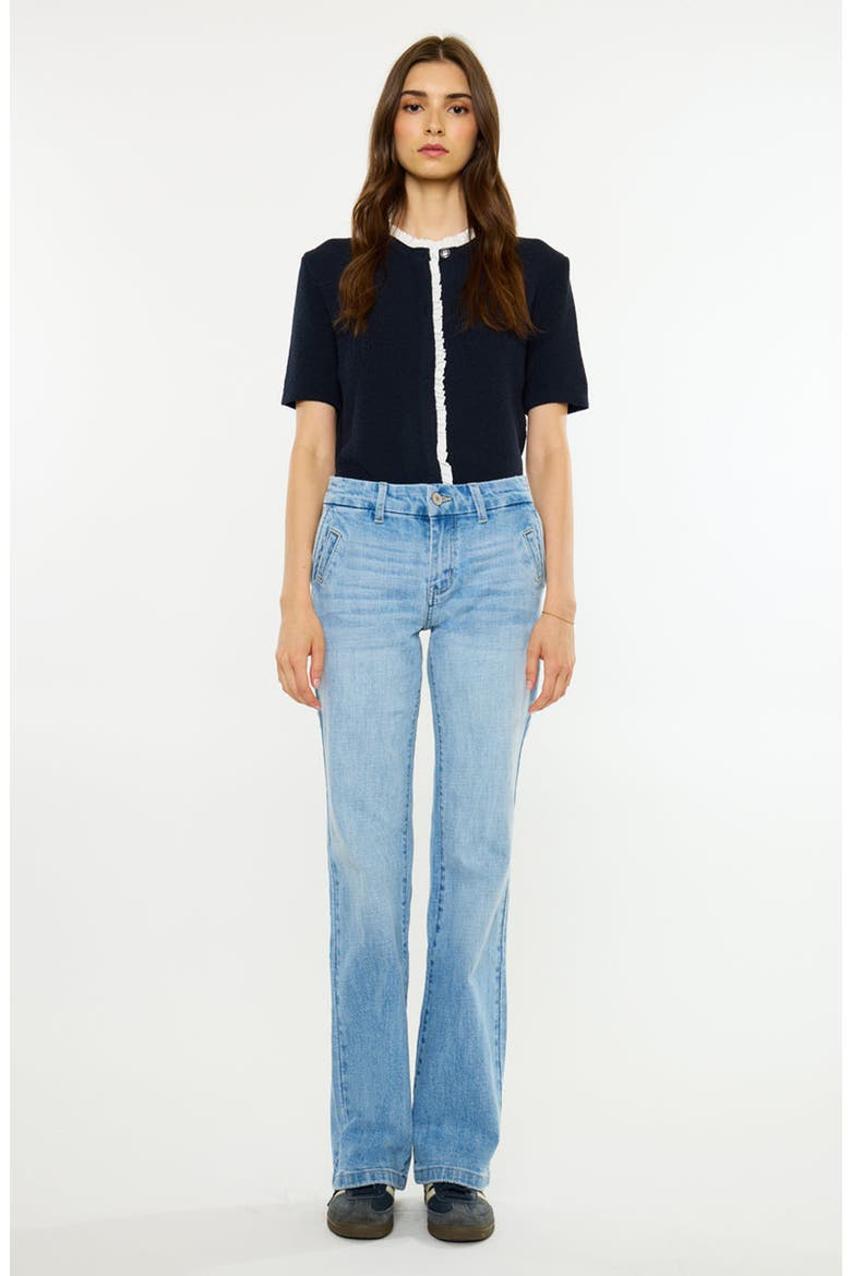 Azalea Low Rise Bootcut Jeans, Alternate, color, Medium Light