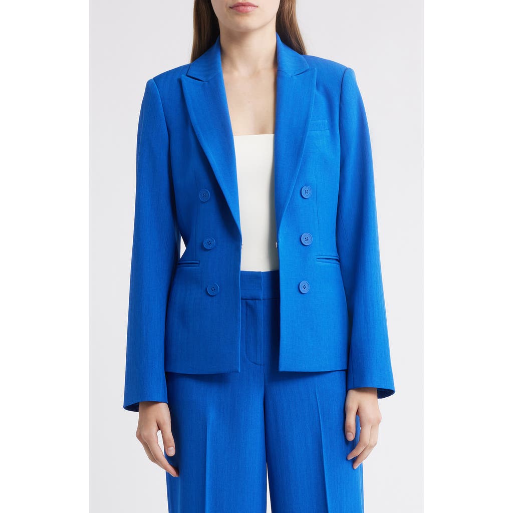 Tahari Asl Faux Double Breasted Jacket