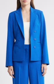 Tahari ASL Faux Double Breasted Jacket