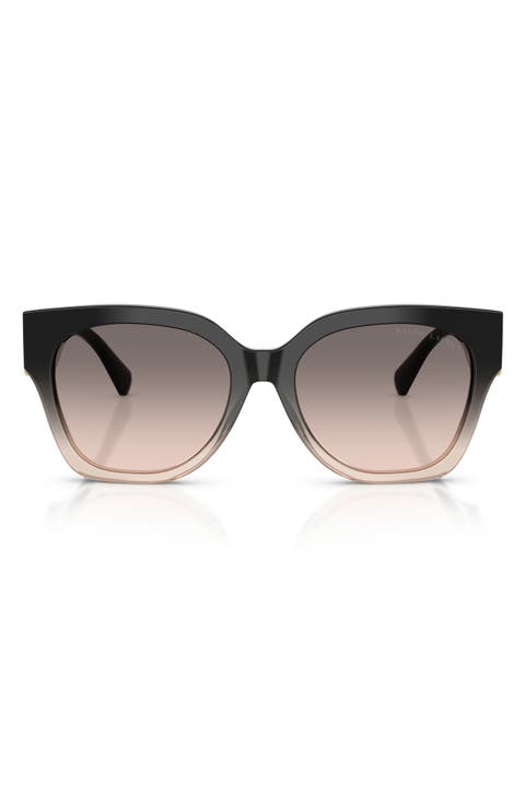 55mm Ricky Oversize Gradient Butterfly Sunglasses