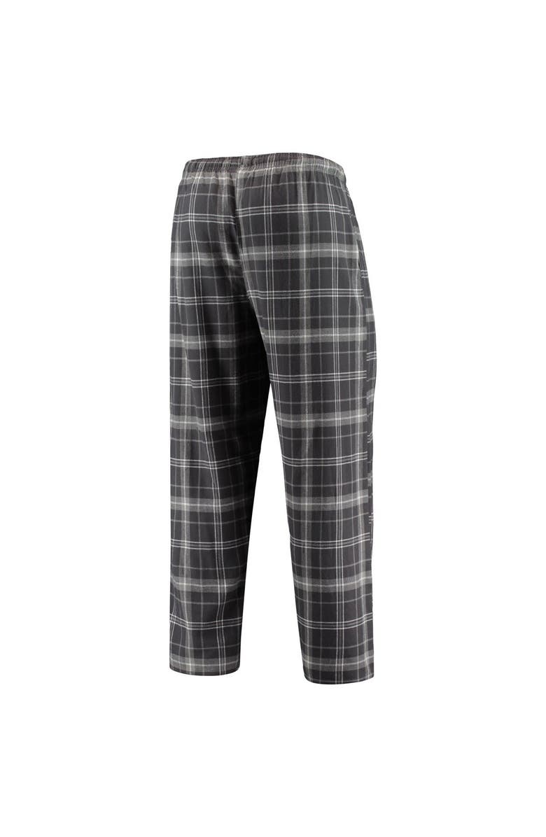 CONCEPTS SPORT Men's Concepts Sport Charcoal/Gray Brooklyn Nets Ultimate Plaid Flannel Pajama Pants, Alternate, color, Charcoal