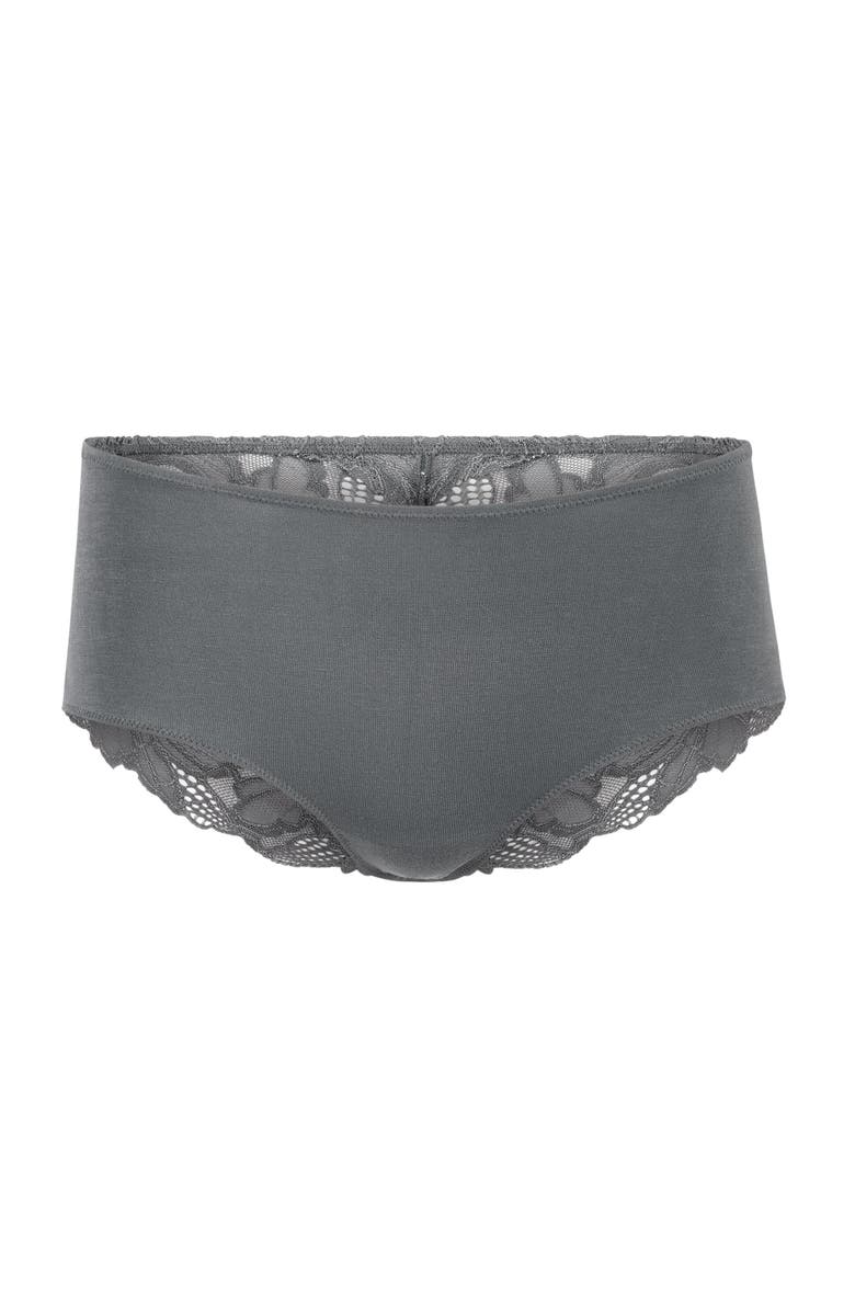 Adore Me Teagan Shortie Panties, Alternate, color, Dark Grey